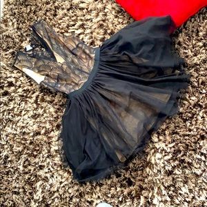 Black cocktail dress